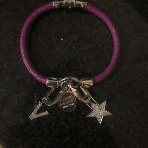 Henri Bendel Leather Charm Bracelet
